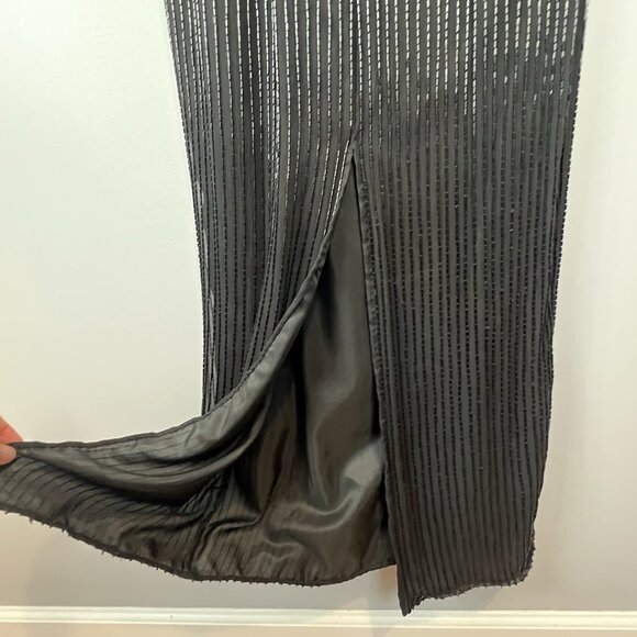 Scala Womens Sequin Dress Size Small Colorful Vtg Short Sleeve Evening Gown - Picture 15 of 15